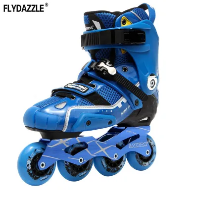 Red Blue 4 Wheel Professional Outdoor Skates Patines De 4 Ruedas