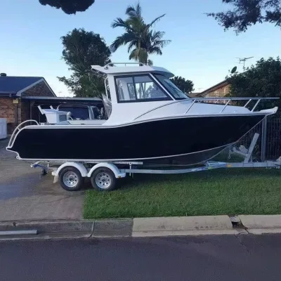 Australia Perth 6.25m 20ft Aluminum Fishing Boats Family Use with Kids Cabin 6People Offshore Inshore Fishing Factory Price