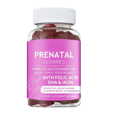 Good Tasteful Prenatal Fertility Gummies Folic Acid Vitamins Supplements Adults Slimming Beauty Gummy Candy