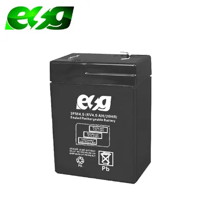 CE Certified 6V4AH Lead Acid AGM Battery for Automotive Toys Electric Power Systems Home Appliances Power Tools