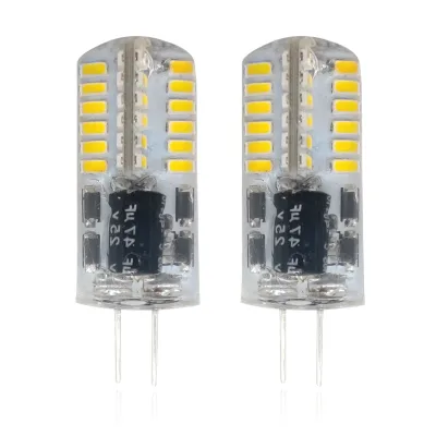 Low Voltage AC/DC 12V 3W Solar Halogen Equivalent G4 LED Bulb No Flicker 3000K-6000K Color Temp Silicone Dimmable
