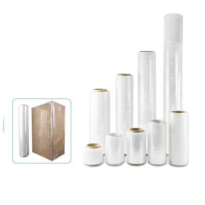 Pellicola Wrapping Transparent PE Stretchfilm Roll for Logistics Packaging Shipping and Protection
