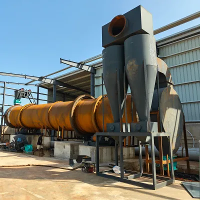 PLC Automatic Control 1 5T/H Charcoal Making Machine / Waste Biomass to Biochar Converter / Coconut Shell Making Charcoal Plant