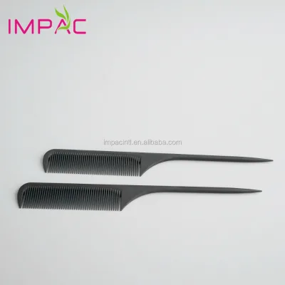 High Quality Carbon Fiber Antistatic Hair Styling Long Handle Comb
