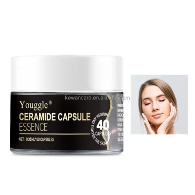 Private Label Face Vitamin C and Ceramide Repair Skin Brightening Anti-Aging Essence Capsules