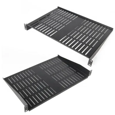 Hot-selling Enyoo/OEM EY-RMS191U250BK-V1 Standard 19 Inch Disassembled Vented Cantilever Shelf for Network Cabinet