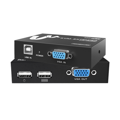 Vga/usb Kvm Extender Over Cat5e 200m