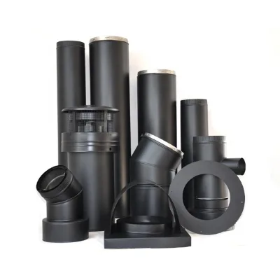 One Set Stainless Steel Chimney for Fireplace Wood Stove