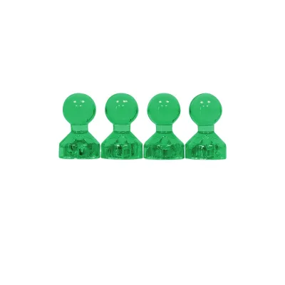 2024 Neodymium Magnetic Push Pins Colorful Plastic Coated Pushpins with High-Grade Magnetic Material