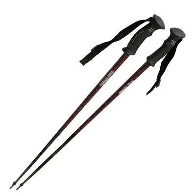 Customized New Design Cross Country High Quality Wholesale Carbon Tungsten Tip Cork Handle Snow Ski Poles Trekking Poles