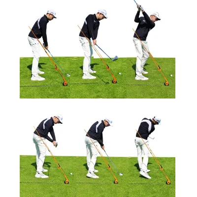 All-Round Golf Swing Trainer for Beginners Posture Corrector with Putter Combination Practical Plane Training Aid for Practice