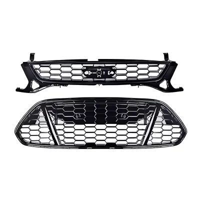2011-2013 for Ford Mondeo Racing Car Parts Radiator Front Bumper Grill Honeycomb Mesh Cover ABS Material