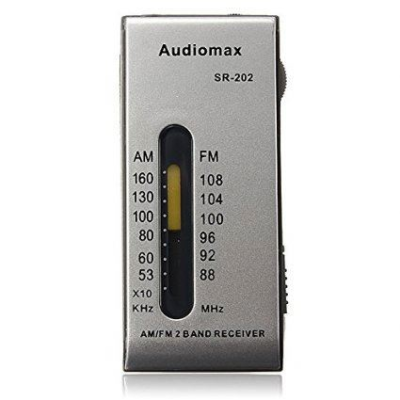 Portable Walkman Am Fm Pocket Radio with Free Headphones