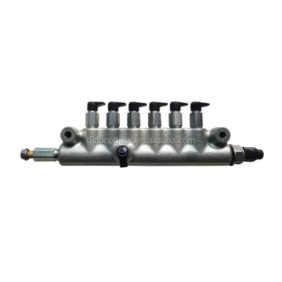 Shanghai Diesel Engine Spare Parts Sdec SC7H Diesel Engine Parts High Pressure Common Rail Pipe S00003342+02