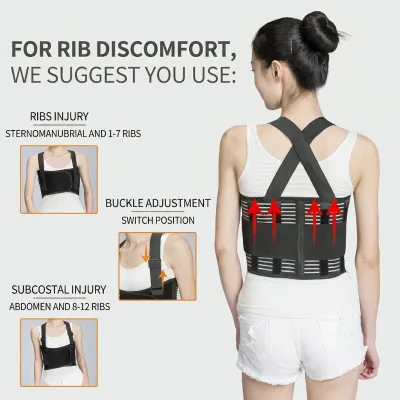 Industrial Back Pain Relief Protection Posture Corrector Lumbar Support Suspender Adjustable Double Pulls CE Certified Support