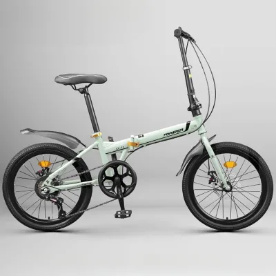 High Quality Steel Folding Bike Variable Speeds Folding Bicycle Double Disc Brake Foldable Cycle for Man Folding Bicicleta
