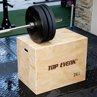 Factory Direct Supply Custom Logo Fitness Wooden Plyo Jump Box