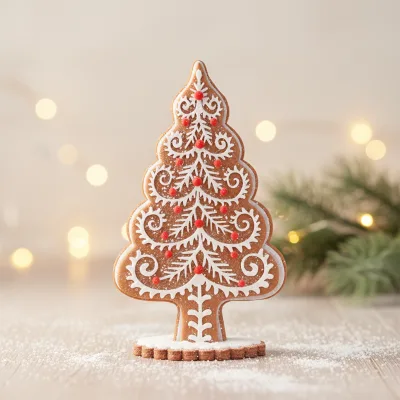 2026 New Table Christmas Present Christmas Tree Gingerbread  Noel Decor