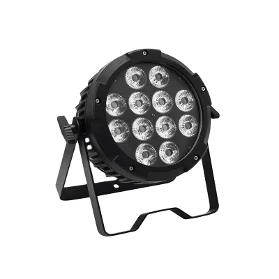 Factory Outdoor Waterproof  Stage Par Light 12pcs 4/5/6in1 Led Flat Par Light Control Dmx for Bar/concert