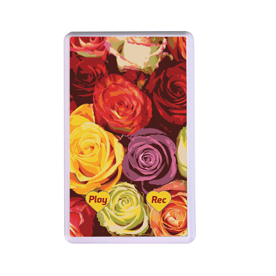 Factory Cheap Packing Promotional Voice Recorder Rock Music Stickers Music Notes Stickers for Wall