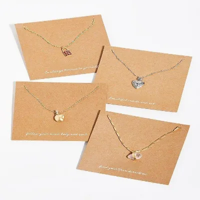 Cheap Custom Printed logo Embossed Die Cut Jewelry Rings Necklace Earring Card Display Cards