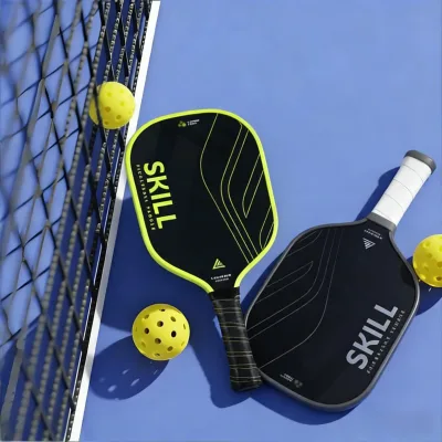 Professional Edgeless 16mm Lightweight Pickleball Paddle Strong Force Feedback Fast Response for Court Competition Advanced
