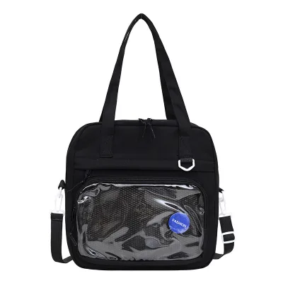 Cute Female Girl Student Transparent Bag Casual Bag Shoulder Crossbody Bag Handbag