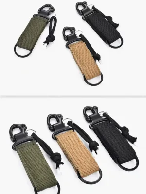 Chickbeak Buckle Ribbon Buckle Mountaineering Keychain Buckle Mountain Camping Portable Backpack Quick Hanging Buckle Camping