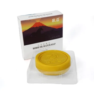 High-Efficient Anti-Itching Dandruff Acne Bath Soap Antifungal Sulfur Soap for Oily Skin Care Portable and Disposable Form