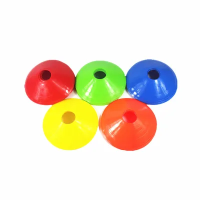Factory Wholesale Custom Logo Soccer Agility Disc Cones Speed Training PE Plastic Obstacle Cone Disc