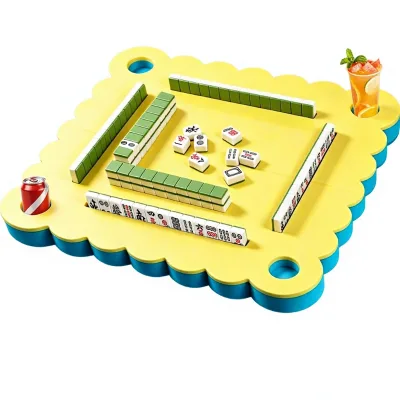 IQYIQY 352" Foldable Floating Mahjong Foam Board Mat-Waterproof for Pool Card Games for & Dominoes Adults Summer Use