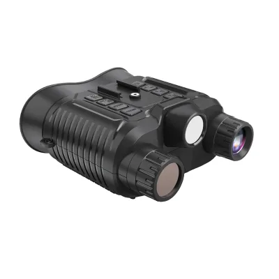 Hands-free Infrared NVG Scope With Helmet Mounted and Fill Light Full Color Night Vision Binoculars Camera