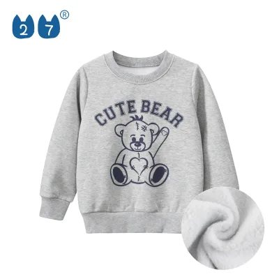 High Quality Cotton Sweatshirt Custom Boy Sweatshirt Cartoon O-Neck Sweatshirt