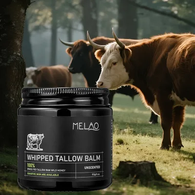 Custom logo Natural Moisturizing Cream Wrinkle Defense Before and After Tallow Balm for Men