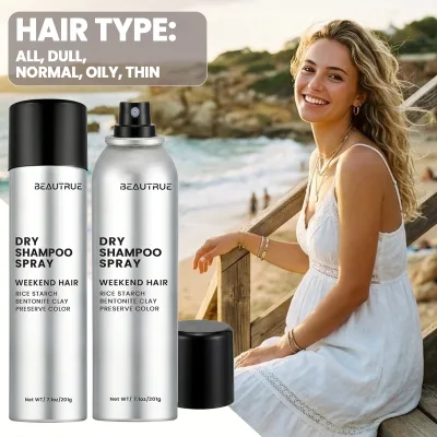 Supplier Wholesale Dry Shampoo Hair Spray Absorbing Grease Boosts Body Natural Finish Scented Scalp Care Salon Grade Quality