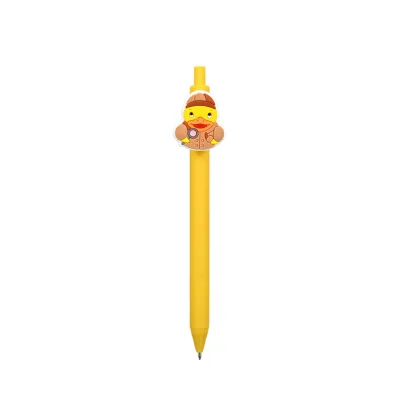 Cartoon Little Yellow Duck Ballpoint Pens Lovely Sweet Girly Style Student Gel Pens