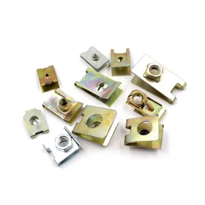 Universal Mixed Auto Car Self-tapping Screw Metal U-Type Base Iron Fender Bumper Leaf Board Fastener Clip