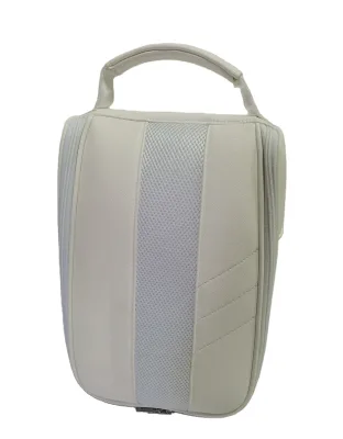 Custom Golf Shoe Bag logo Waterproof Leather Golf Shoe Bags with Shoe Compartment