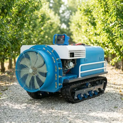 Automated Unmanned Tracked Crawler Chassis Robot Platform Garden Agricultural Pesticides Sprayer Machine