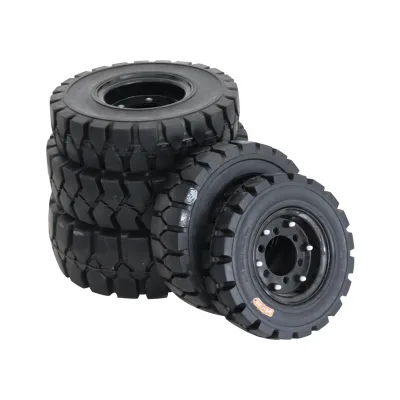 500 Different Sizes Solid Tire Cushion Tyre for Forklift Trailer Aerial Lift Platform Milling Machine Skid Steer Loader
