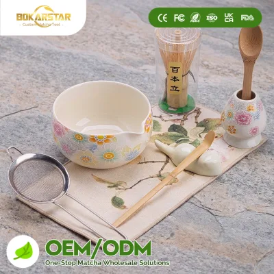 Handmade Chawan Tea Ceremony Ceramic Matcha Powder Mixing Matcha Bowl With Pouring Spout Ceramic