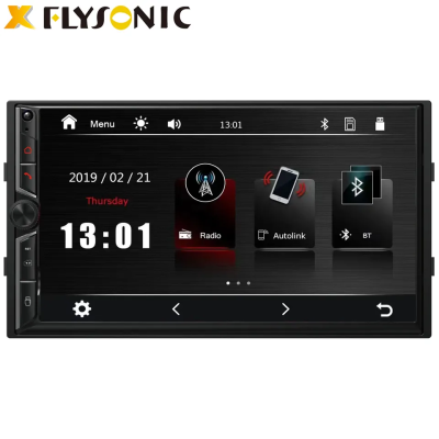 Flysonic 7 Inch Autoradio Car Audio System 2+32GB Navigation Mirror Link Mp5 With Fm Touch Screen Universal Radio Car Stereo