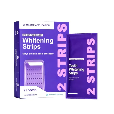 Cross-Border Teeth Whitening Strips 2nd Gen Oral Care Strips 7 Packs