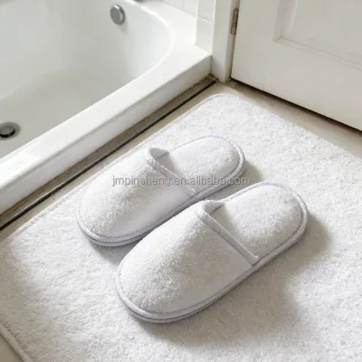 Wholesale Luxury Cotton Disposable Slippers Amenities Kit Home Indoor Hotel Guestroom Anti Slip Lightweight Hard Wearing Fashion