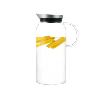 Classical High Quality Heat Resistant Thermal Glass Filter Lid Beverage Carafe