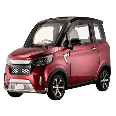 Chinese Factory Big Power Electric Car Enclosed Body 4 Wheels Electric Transport Vehicle With EEC/COC
