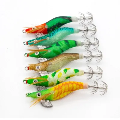 1.5# Glow-in-the-dark Shrimp Luminous Saltwater Topwater Floating Squid Jigs