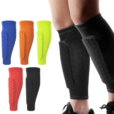 Hot Selling Compression Soccer Shin Guards for Kids Youth Adult