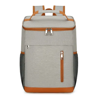 Large Capacity Outdoor Insulated Backpack Thickened Aluminum Foil Picnic Bag Cross-Border New Leak-Proof Waterproof Cooler Box