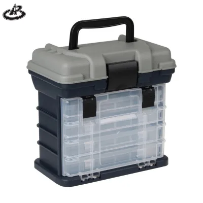 Fishing Tackle Box 5 Tray Carp Fishing Lures Storage System Cantilever Tackle Box